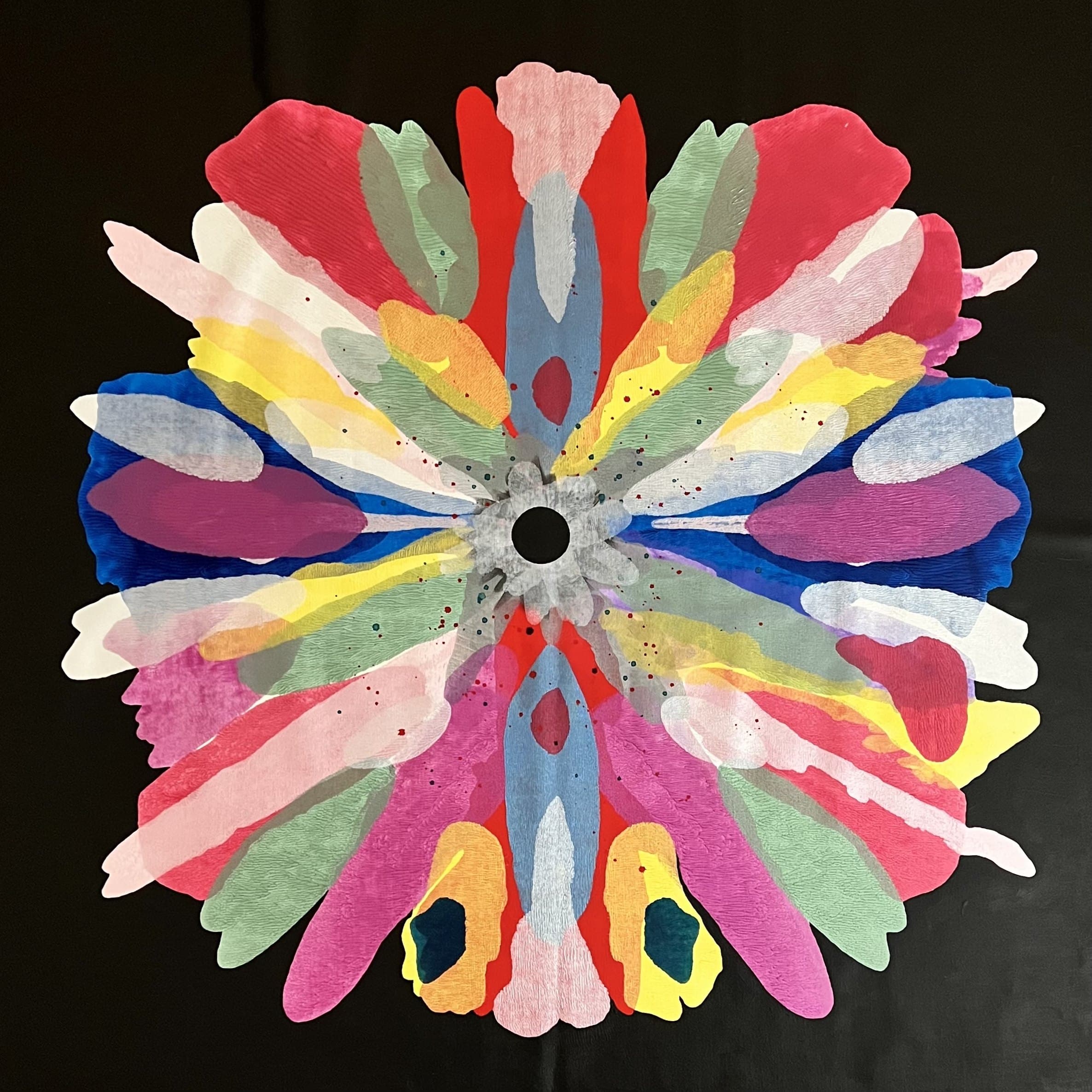 Color Bomb by Joumana Yaghi, shown at Innsbruck International Contemporary Art Fair